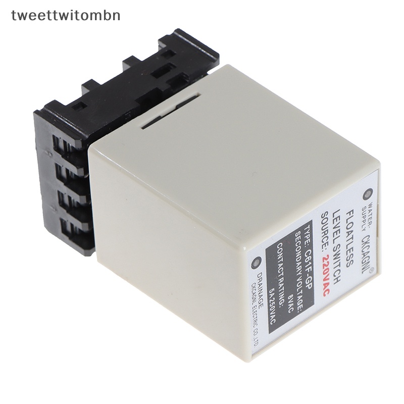 tweettwitombn C61F-GP AC220V Level Relay Floatless Level Switch Level ...