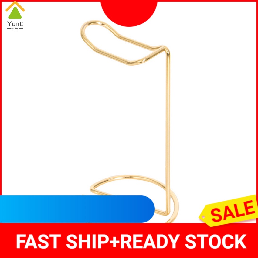 Iron Line Headphone Stand Gold Metal Support Headset Stand Rack Cute