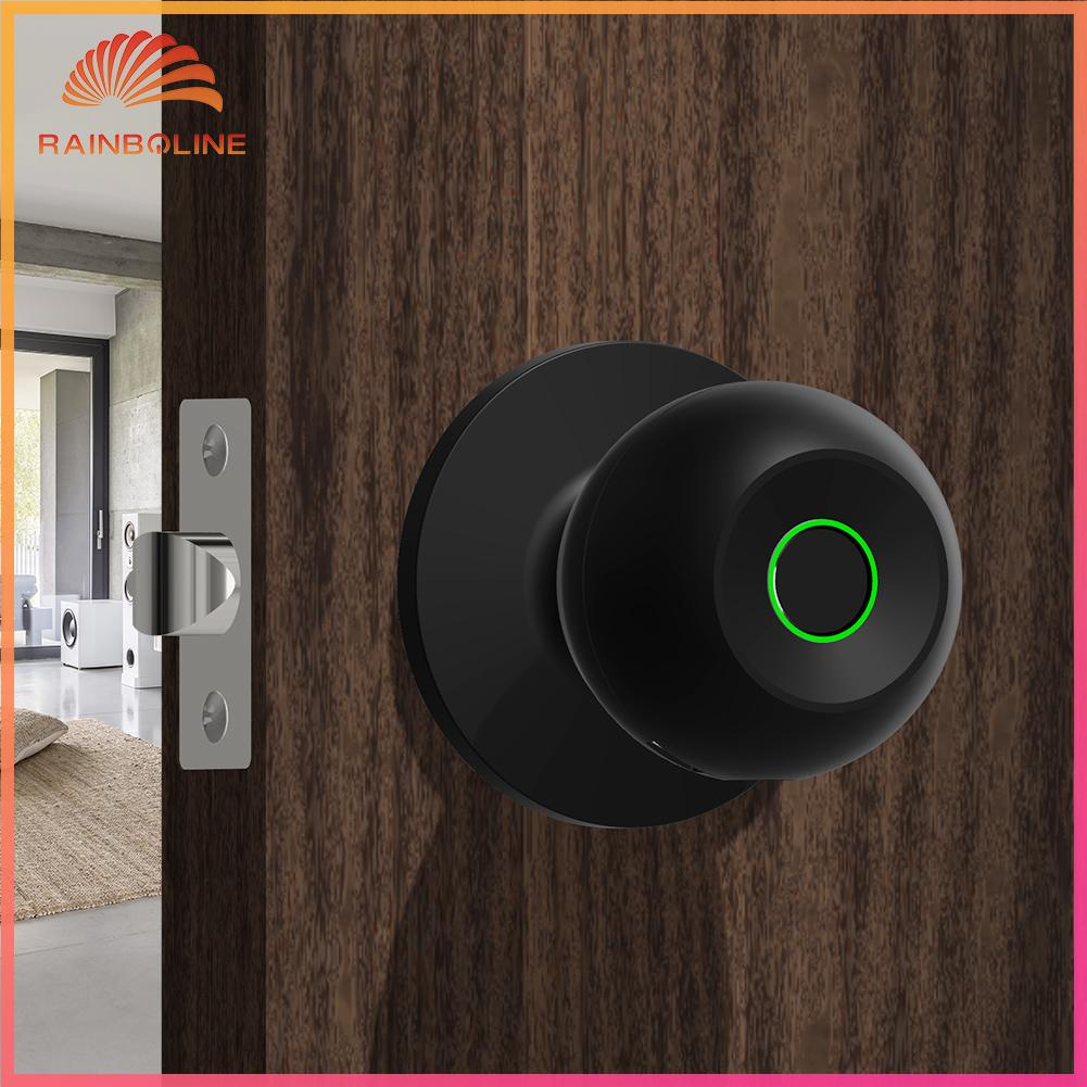 Rain Smart Door Knob Electronic Digital Biometric Fingerprint Door Knob ...