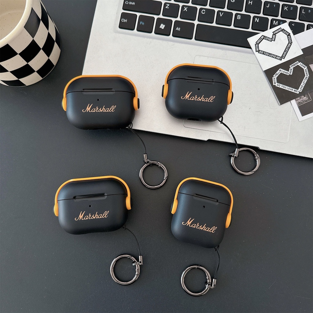 Coque AirPods Pro 3 Robuste 4 En 1 - Avec Cordon, Porte-clés Et Kit Nettoyage - Protection Militaire Anti-choc