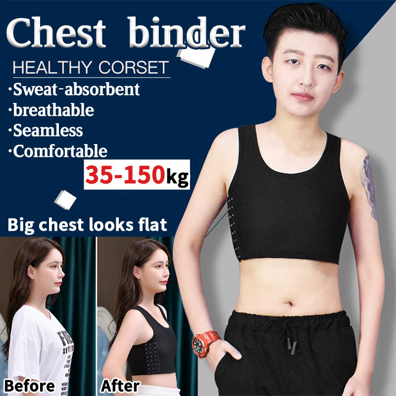 Fast delivery chest binder Widen shoulder straps Great coverage binder