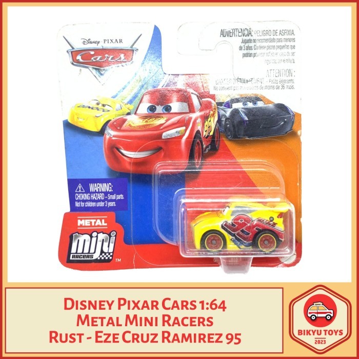 Disney Pixar Cars 1:64 Metal Mini Racers Rust - Eze Cruz Ramirez 95 ...
