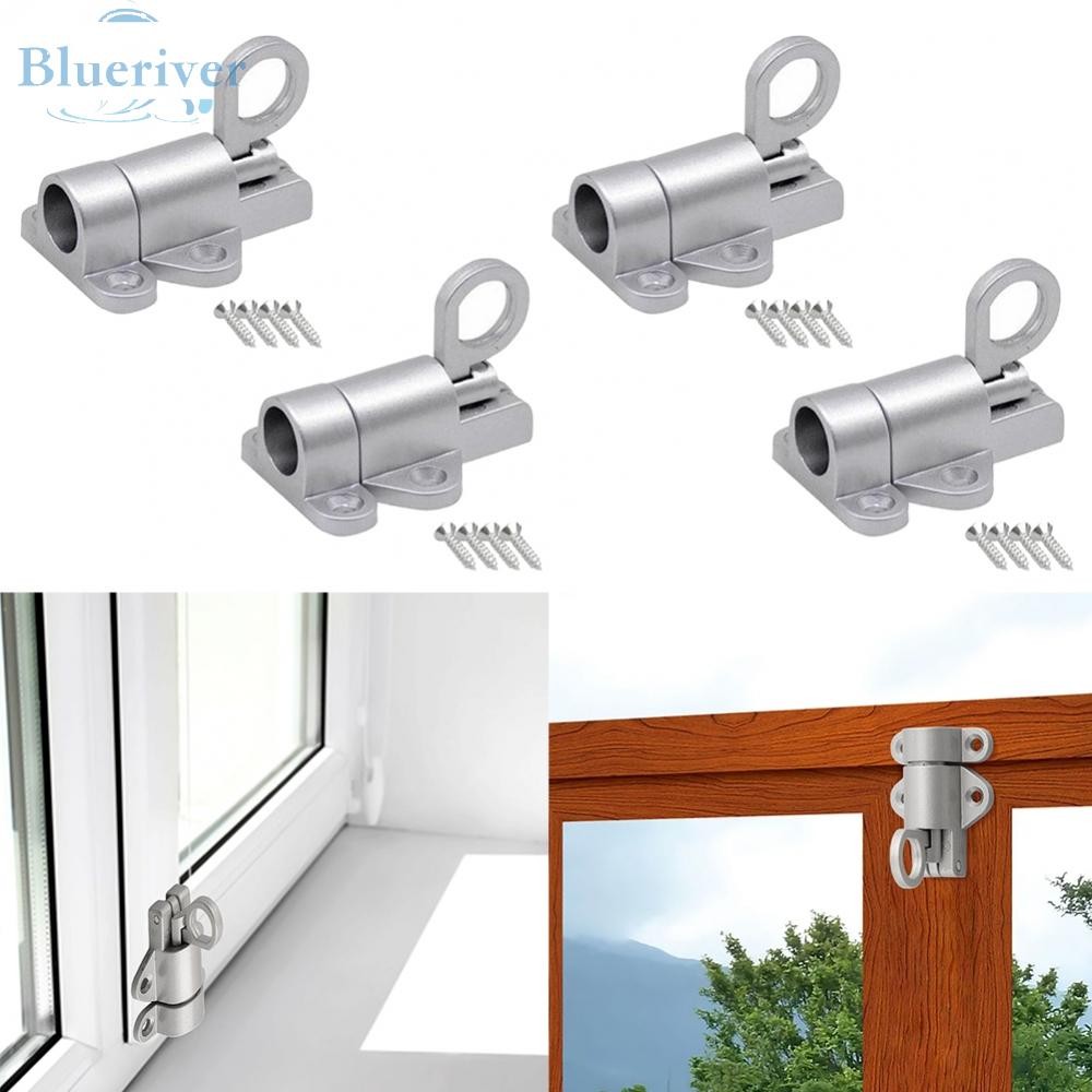 【BLRV】Aluminum Alloy Bounce Lock Set of 4 Perfect for Sheds Gates and ...