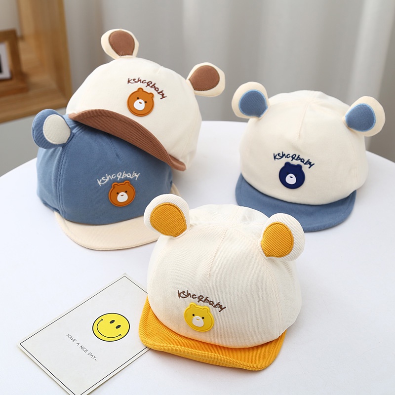 Children's hat Soft-brim Baseball Caps | Shopee Philippines