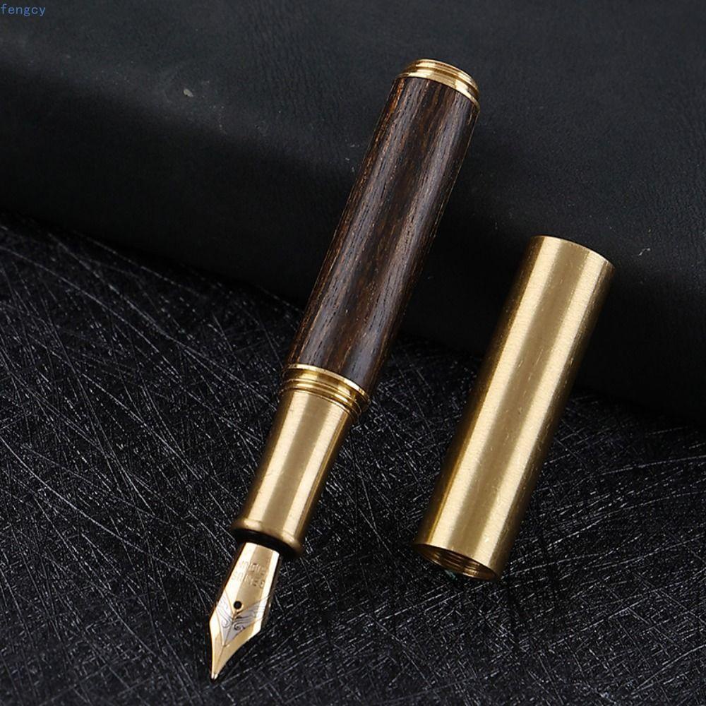 FENGCY Mini Pocket Wood Fountain Pen, Smooth Writing Sandalwood