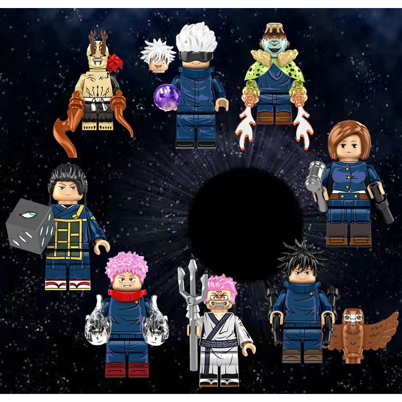 Compatible Anime Ninja Series Itadori Yuji Gojo Satoru Fushiguro Megumi ...