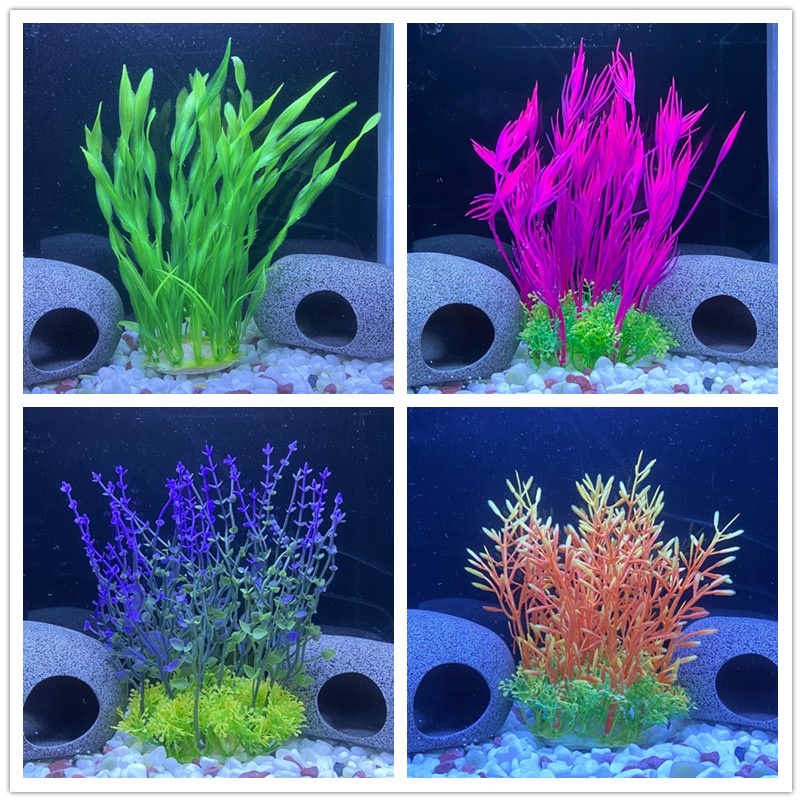 Aquarium simulation plastic water plants fake seaweed | Shopee Philippines