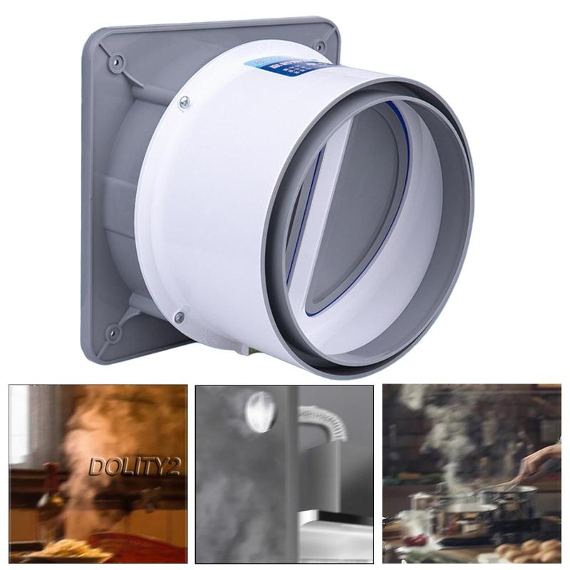 [Dolity2] Air Duct Check Backdraft Damper Duct Draft Blockers Kitchen