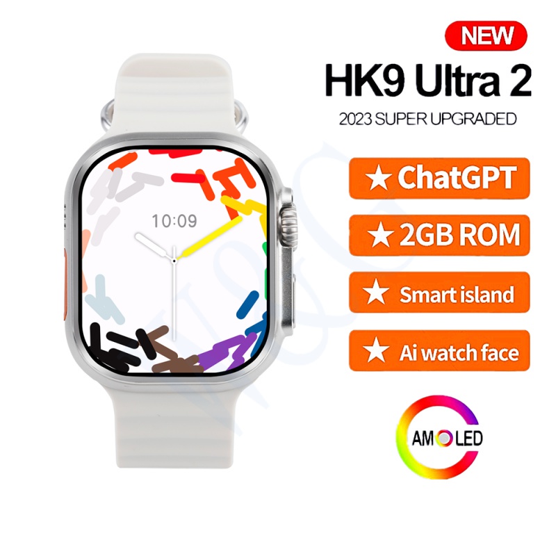 HK9 Ultra 2 (Gen 2) Smartwatch Amoled Smartwatch With Chat GPT (2GB  Internal Storage) - ShopeeGallery