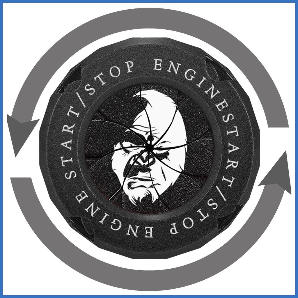 Car Start Button Cover Orangutan Head Rotary Car Ignition Button Cover