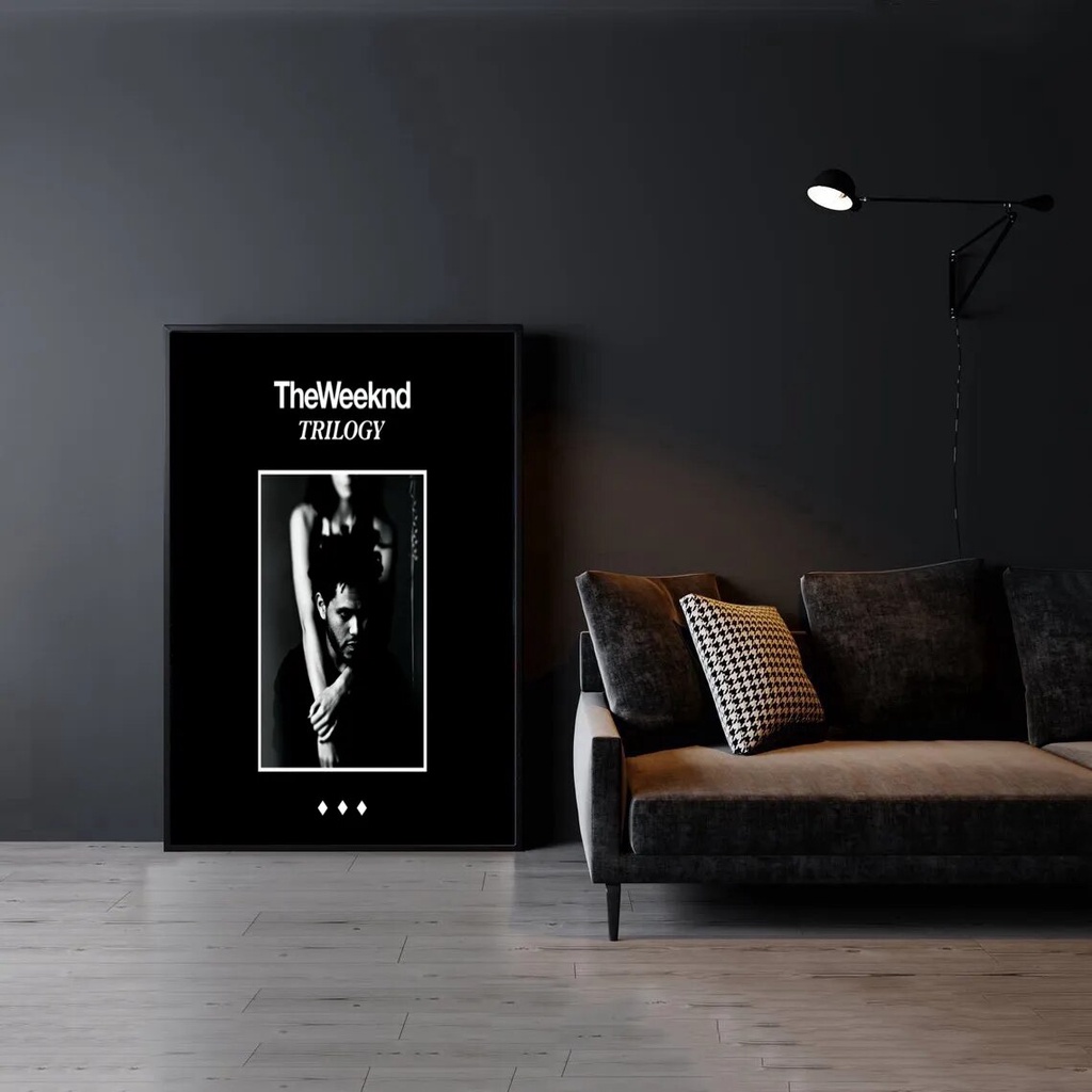 The Weeknd Trilogy Music Album Cover Canvas Poster Home Wall Painting