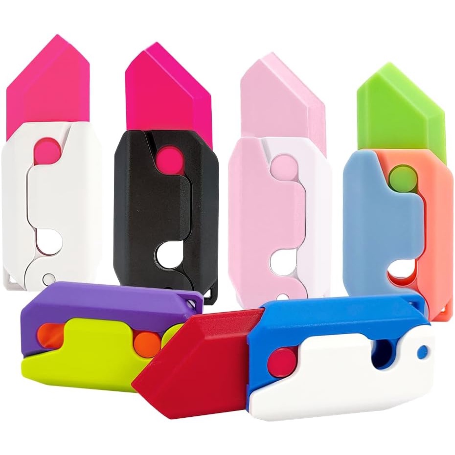 3D Gravity Plastic Knife Toy Toy Switchblade, Printing Sensory Knife