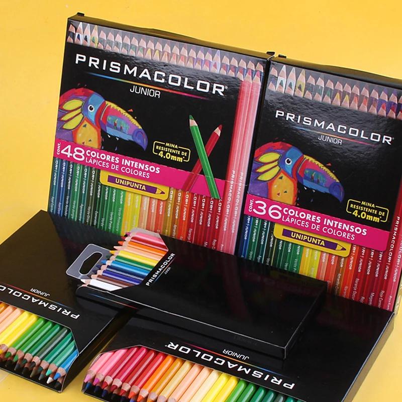 Prismacolor 12/24/36/48 Colors Oil Colored Drawing Pencil Set Wood