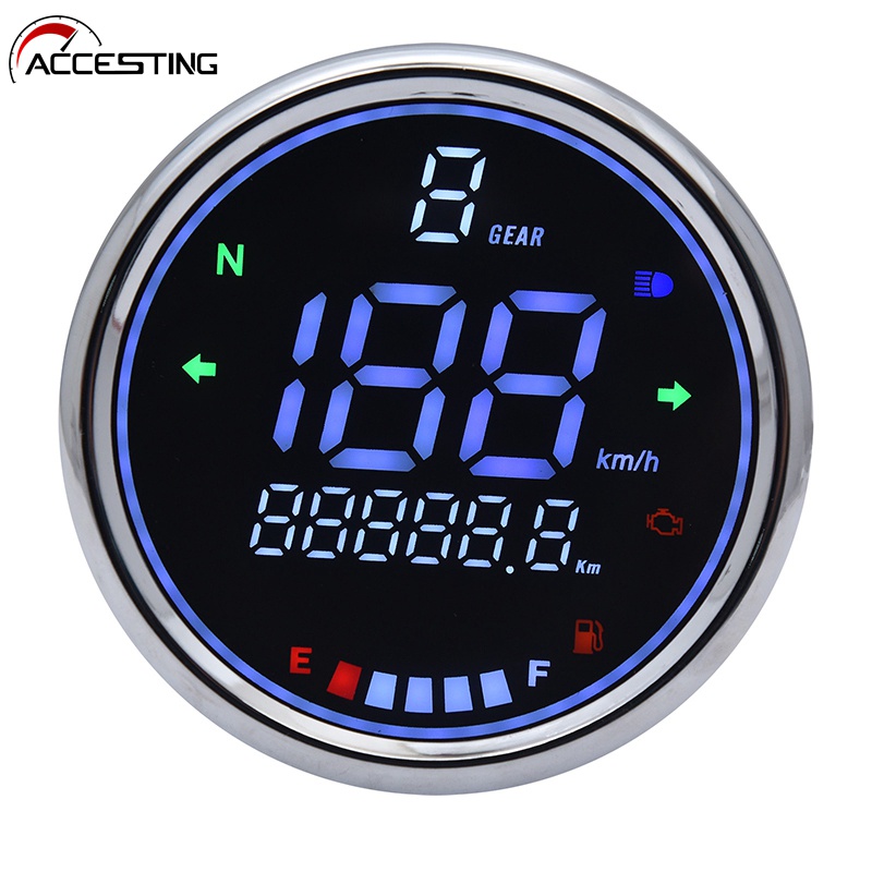 2023 NEW Digital speedometer round odometer with Bluetooth suitable for