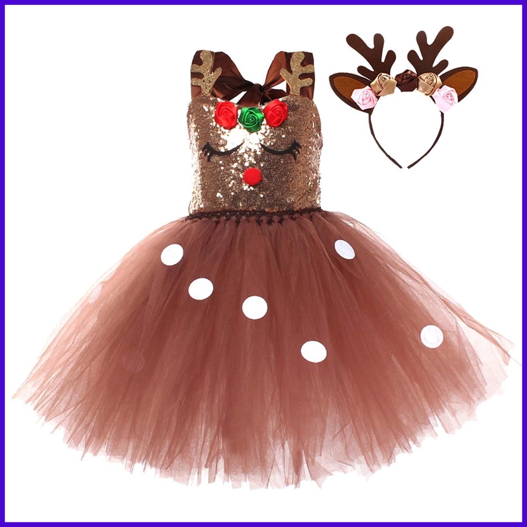 Reindeer Christmas Costume Kids Adorable Cosplay Reindeer Costume for ...