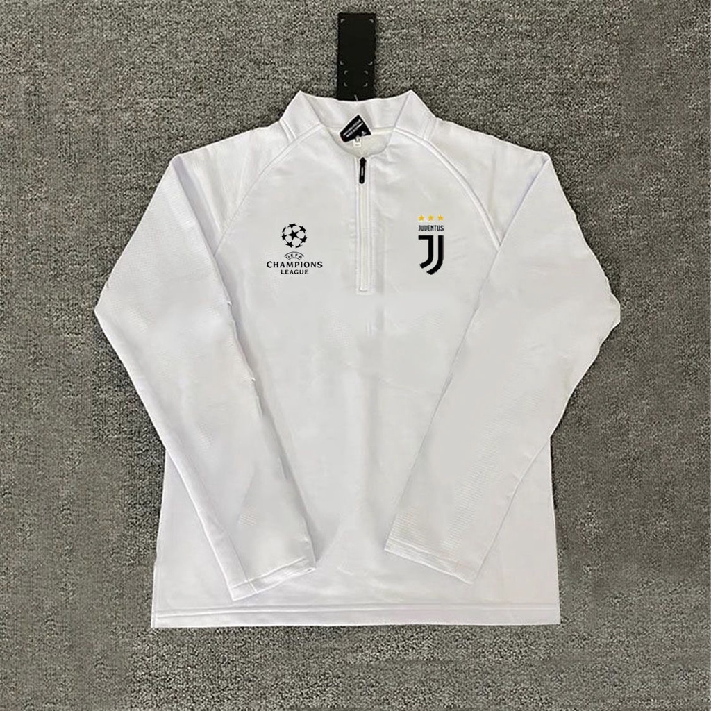 23 24 Season Juventus Football Training Clothes Men s Long Sleeve Soccer Jersey Quick Dry Warm Sportswear Champions League Shirt Shopee Philippines