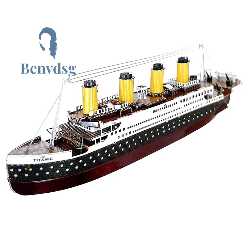 Benvdsg> Color Titanic Puzzle DIY Cruise Ship Assembled Model Kits ...