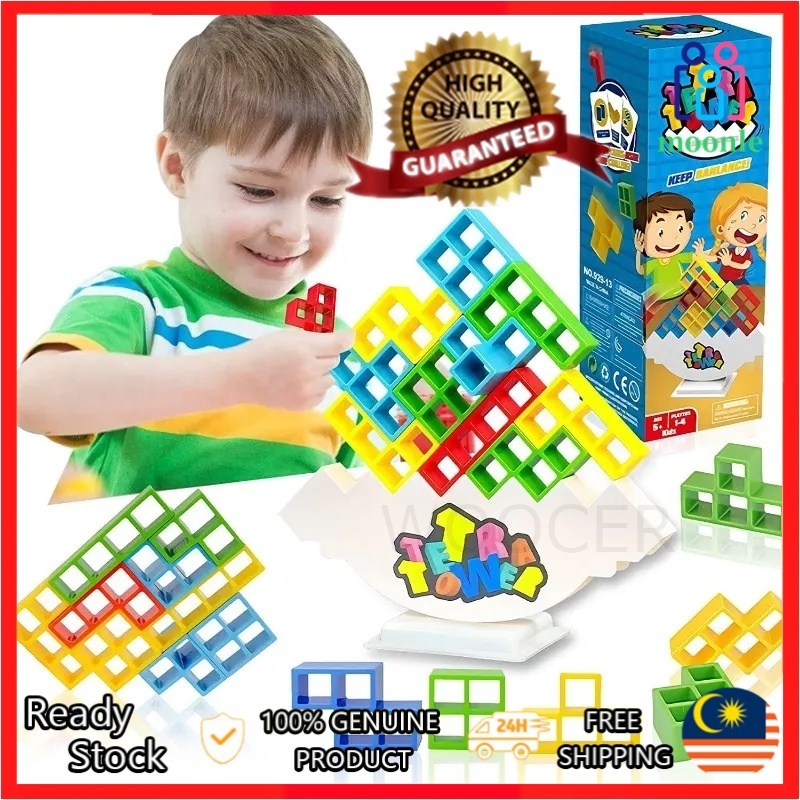 Tetra Tower Game Stacking Blocks Stack Building Blocks Balance Puzzle ...