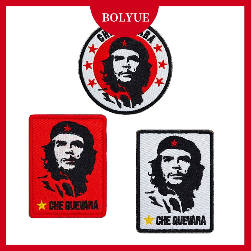 Che Guevara Army Badge Tactical Morale Embroidered Velcro Patches ...