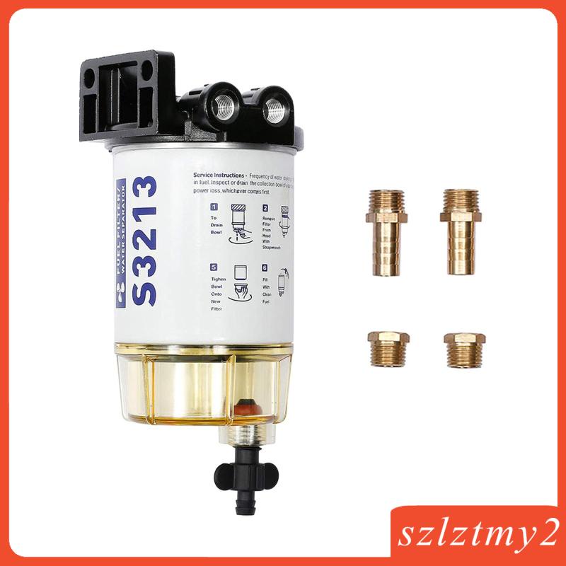 [Szlztmy2] Fuel Water Separator Marine Set High 3/818 NPT Water