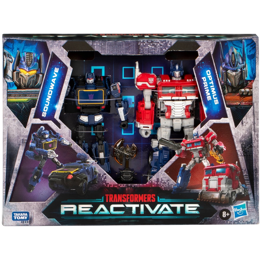 Transformers Reactivate 6.5 Inch Soundwave Vs Optimus Prime | Shopee ...