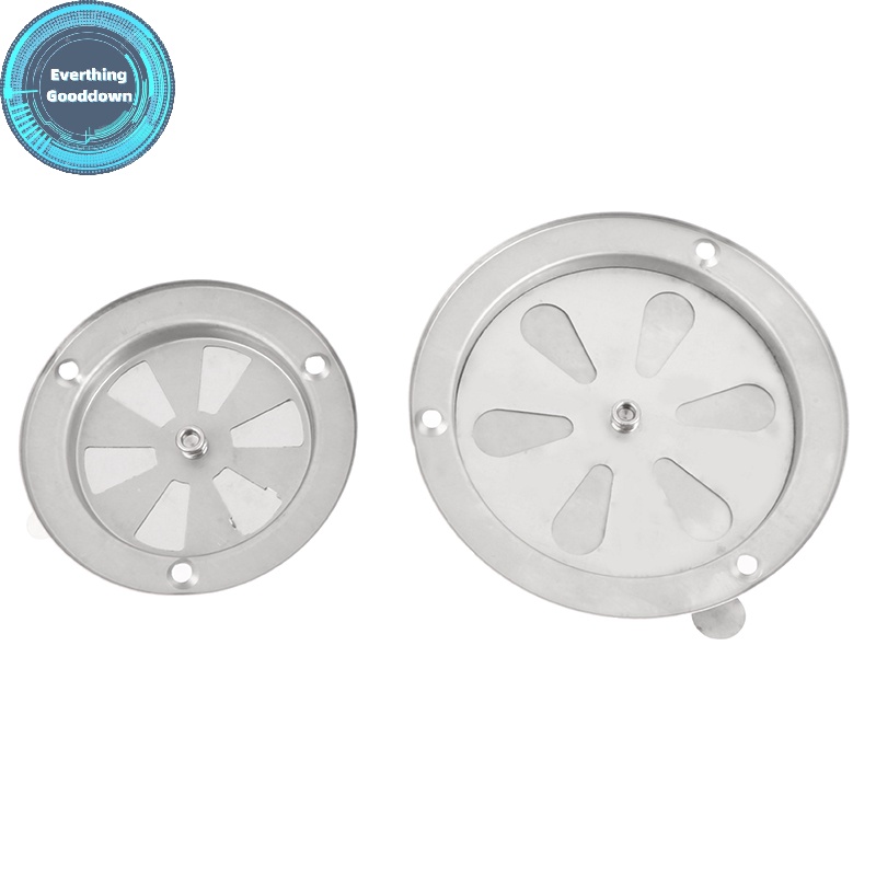 EVERTHING 95/125mm Adjustable Air Vent Grille Round Ducg Ventilation