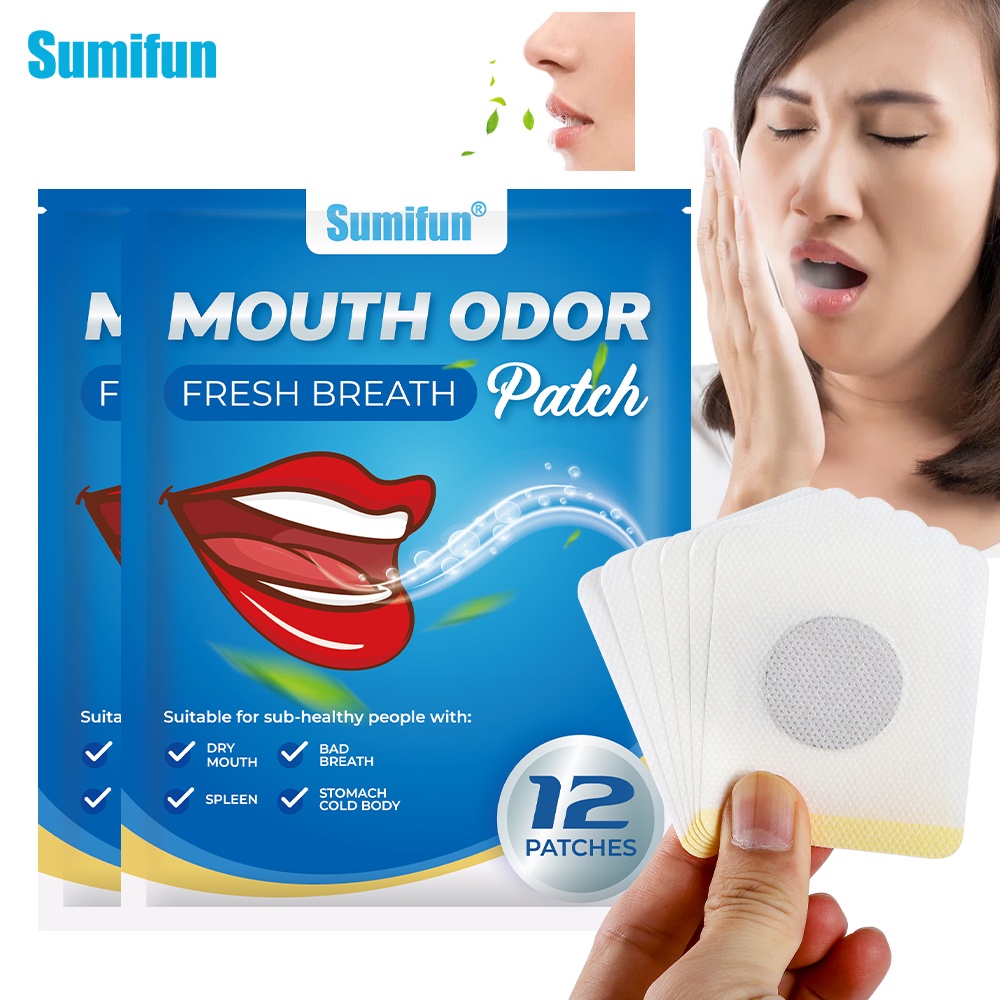 Halitosis Treatment Patches Mouth Breath Freshener Remove Odor Bad 