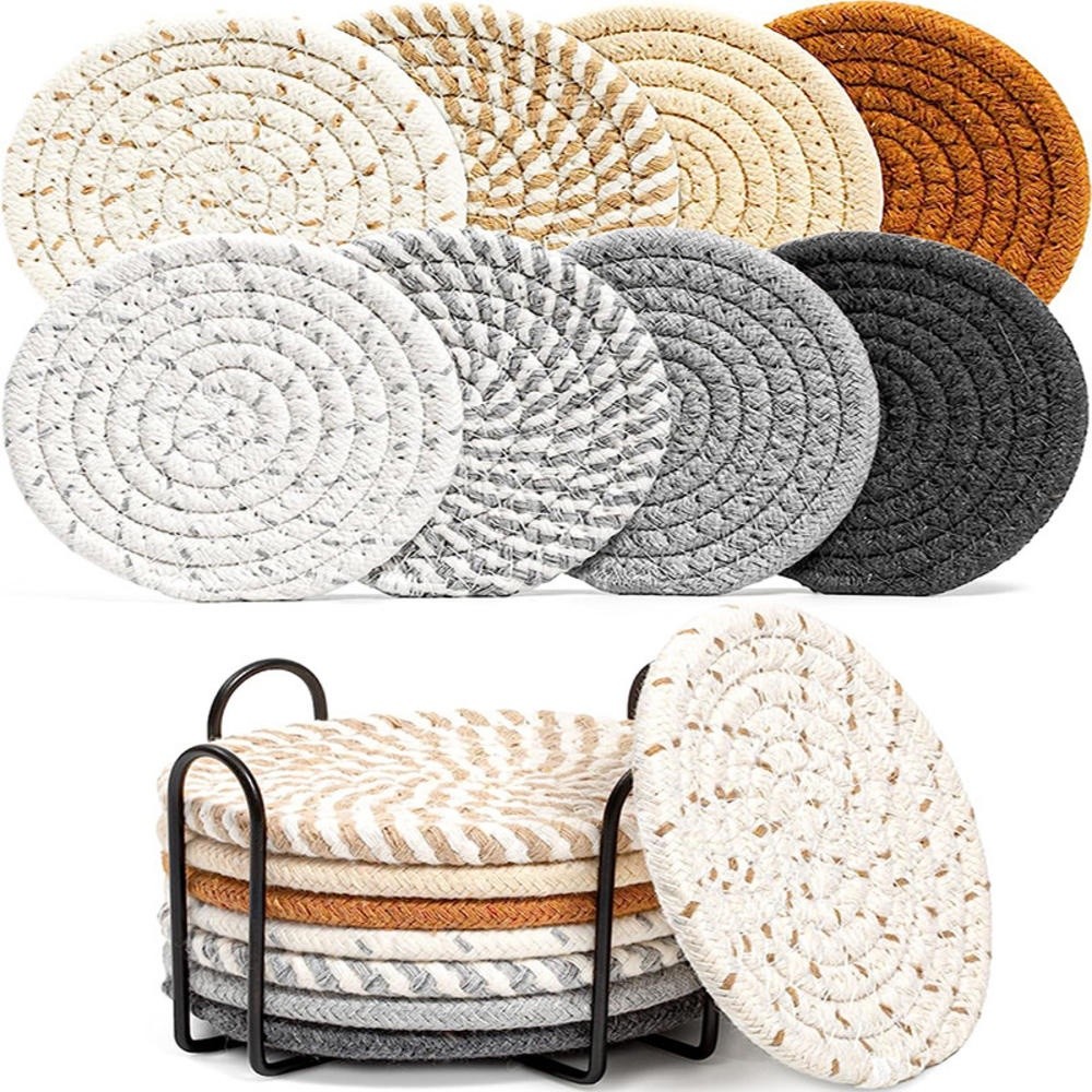 6 Pezzi Sottobicchieri Rotondi in Silicone, Sottobicchieri in Silicone, Tappetino Rotondo in Silicone, Adatto per bar o uso Domestico(6 Colori