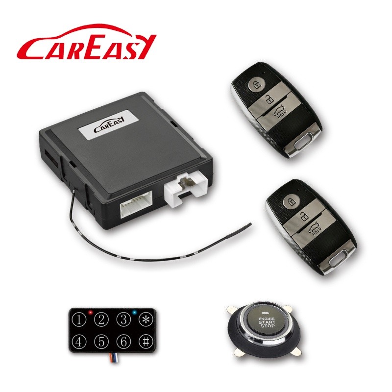 High quality Smart key car alarm PKE push button engine start stop ...