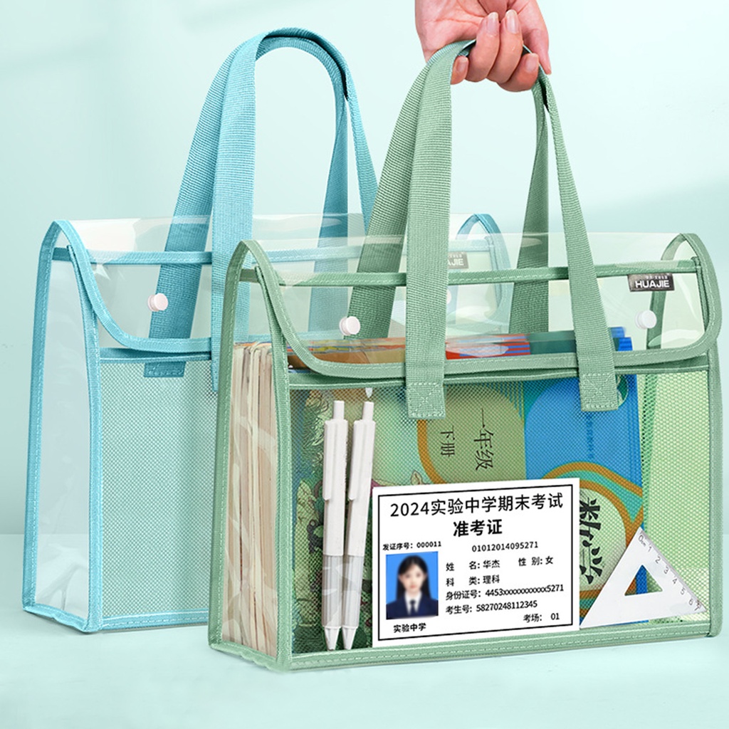 Capacity Portable Transparent Handy Folder Expandable File Storage ...