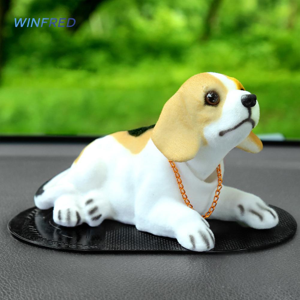 Creative Car Doll Spotted Dog Cute Nodding Puppy Husky Beagle Cute ...