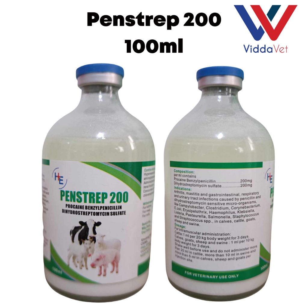 PENSTREP 200 for animals swine goat cattle medication Shopee