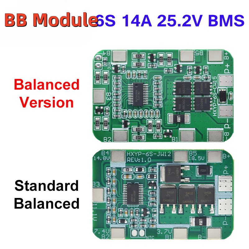 6S 22.2V 25.2V 14A 20A 18650 Li-ion Lithium Battery Charger Protection ...