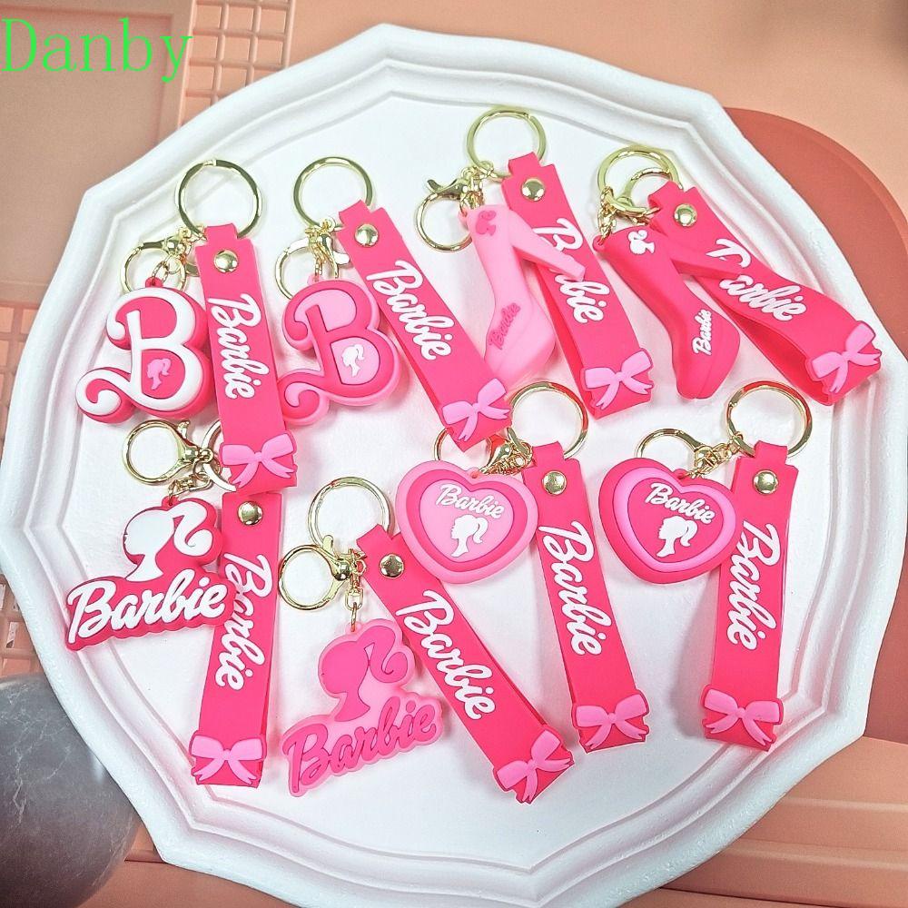 Danby Barbie Keychain Barbie Princess Head Pattern Cute Barbie Cartoon Pendant Retro High 2263