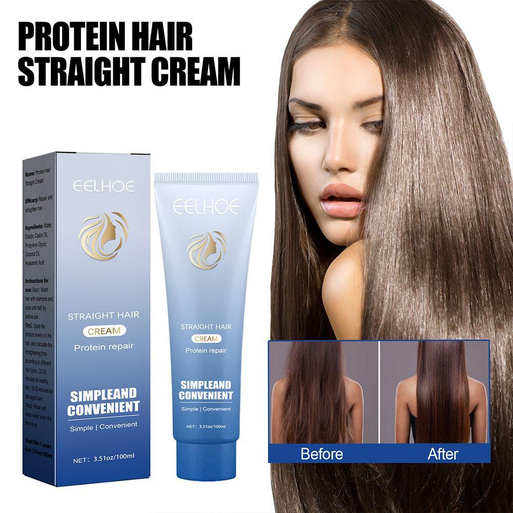 100ml Hair Straightener Cream Nourishing Moisturizing Straightening