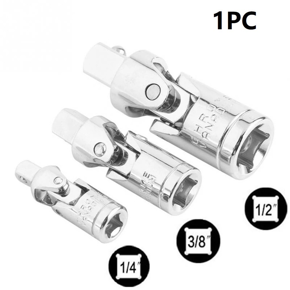 {LUSH} 1/4 3/8 1/2 Universal Joint Set Ratchet Extension Bar Socket
