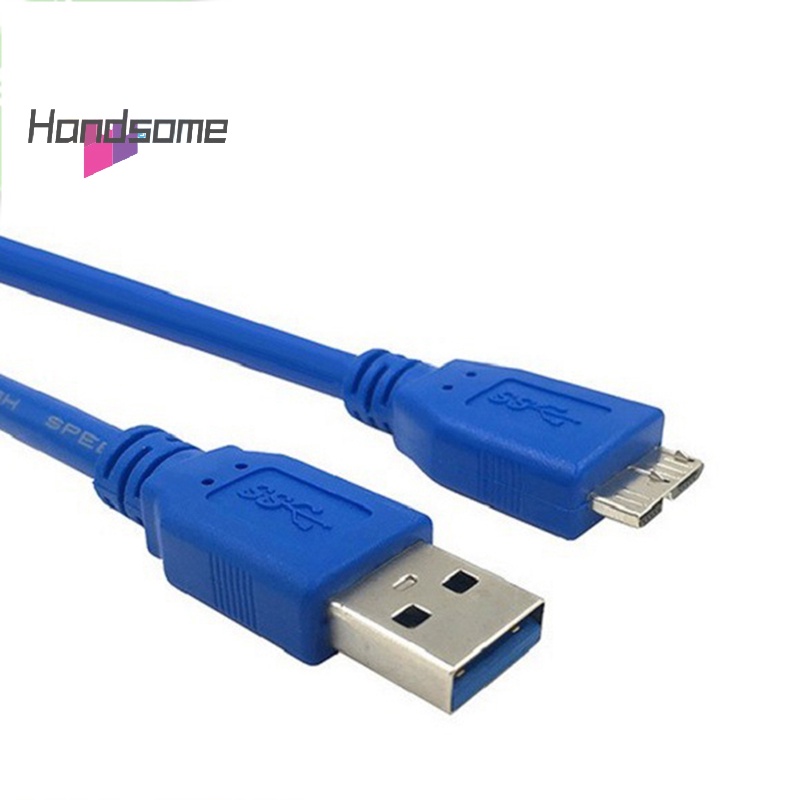 Handsome- 30cm super speed usb 3.0 male a to micro b cable for external ...