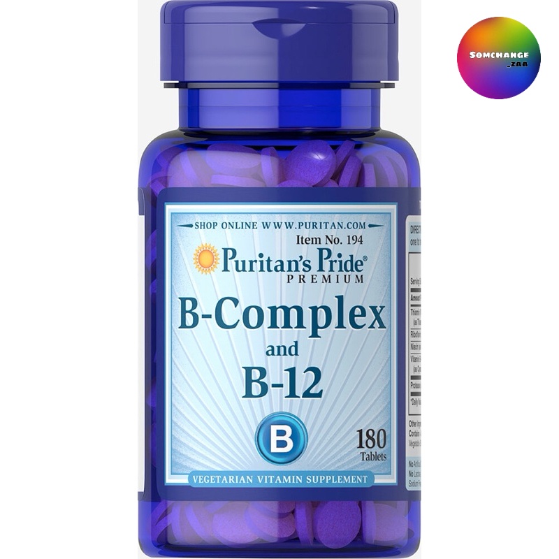 Puritan S Pride Vitamin B Complex And B 12 180 Tablets Shopee Philippines