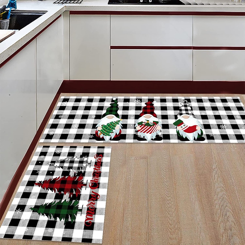 40*60+40*120cm 40*6cm Christmas mat three dwarfs long mat kitchen