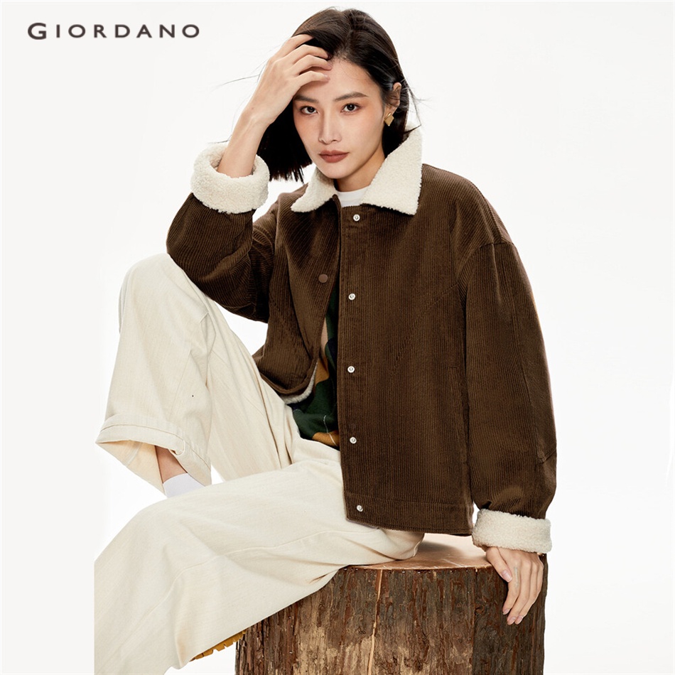 Fur lined corduroy jacket womens hot sale