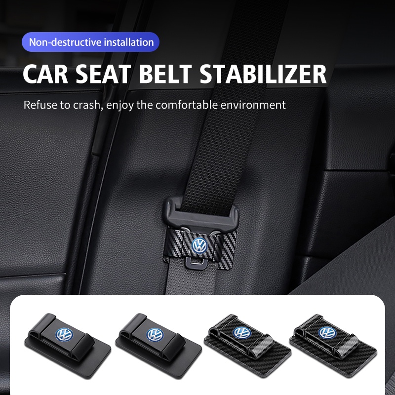 Car Seat Belt Holder Stabilizer Clips Universal Vehicle Stopper Belt