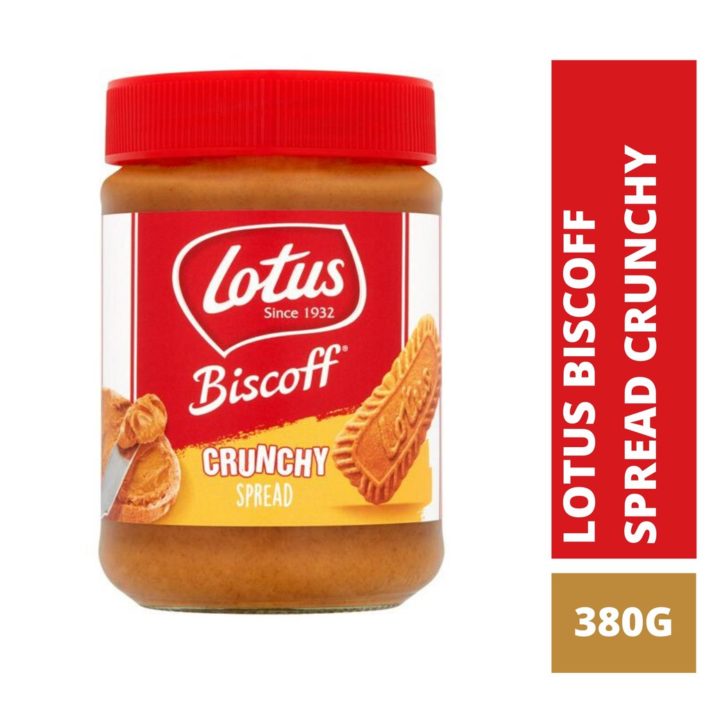 Lotus Biscoff Crunchy Spread, 380g [Expiration date; 02/Sep/2024, Date