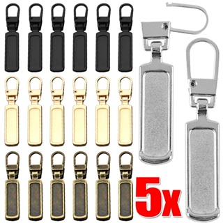 1 PCS) Detachable Zipper Pull Head Removable Tab DIY Metal Zipper