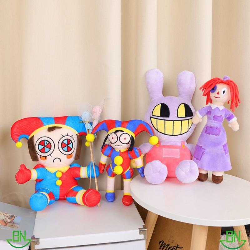 The Amazing Digital Circus Plush Clown Toy Anime Cartoon Doll Pomni ...