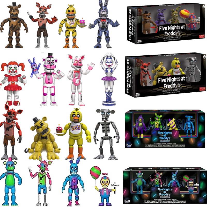 Funko Five Nights at Freddy's 4 Figure Pack (Set 2), 2-Inch