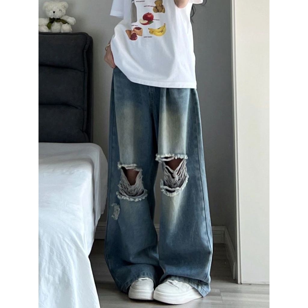 saferido Korean Fashion Corduroy Men's Casual Pants White Loose Straight Wide Leg Pants Spring New Street Casual Sports Pants 3XL