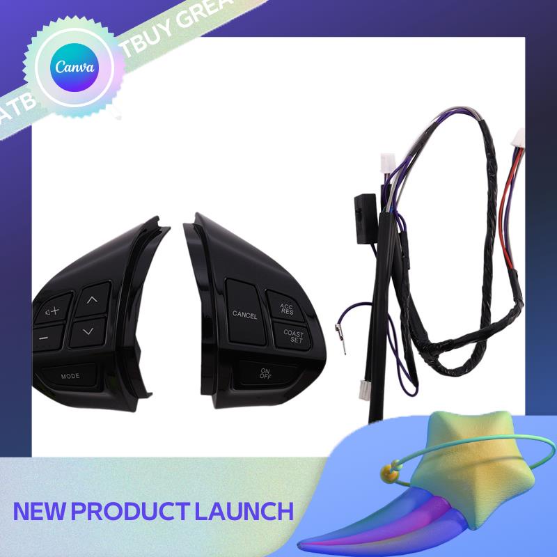 greatbuy Multifunction Steering Wheel Cruise Control Switch for