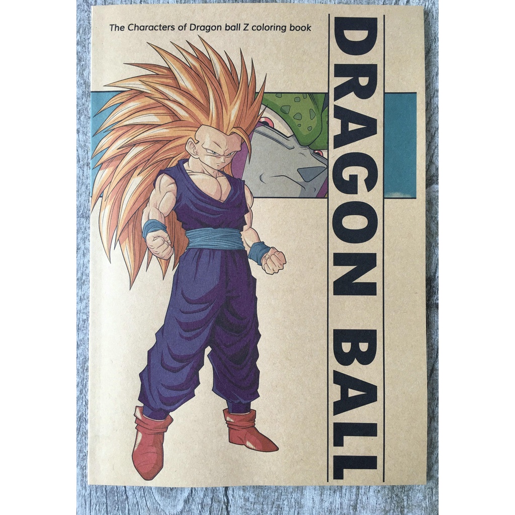 Dragon Ball Picture Book Dragon Ball Coloring Book Dragon Ball Painting
