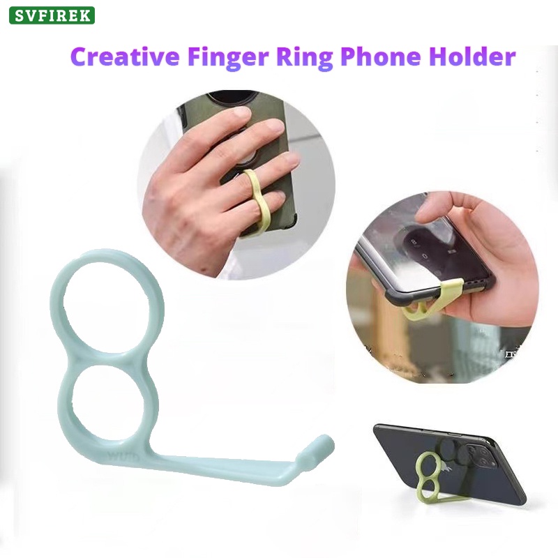 Creative Finger Ring Phone Holder Portable Mount Stand Free Finger ...