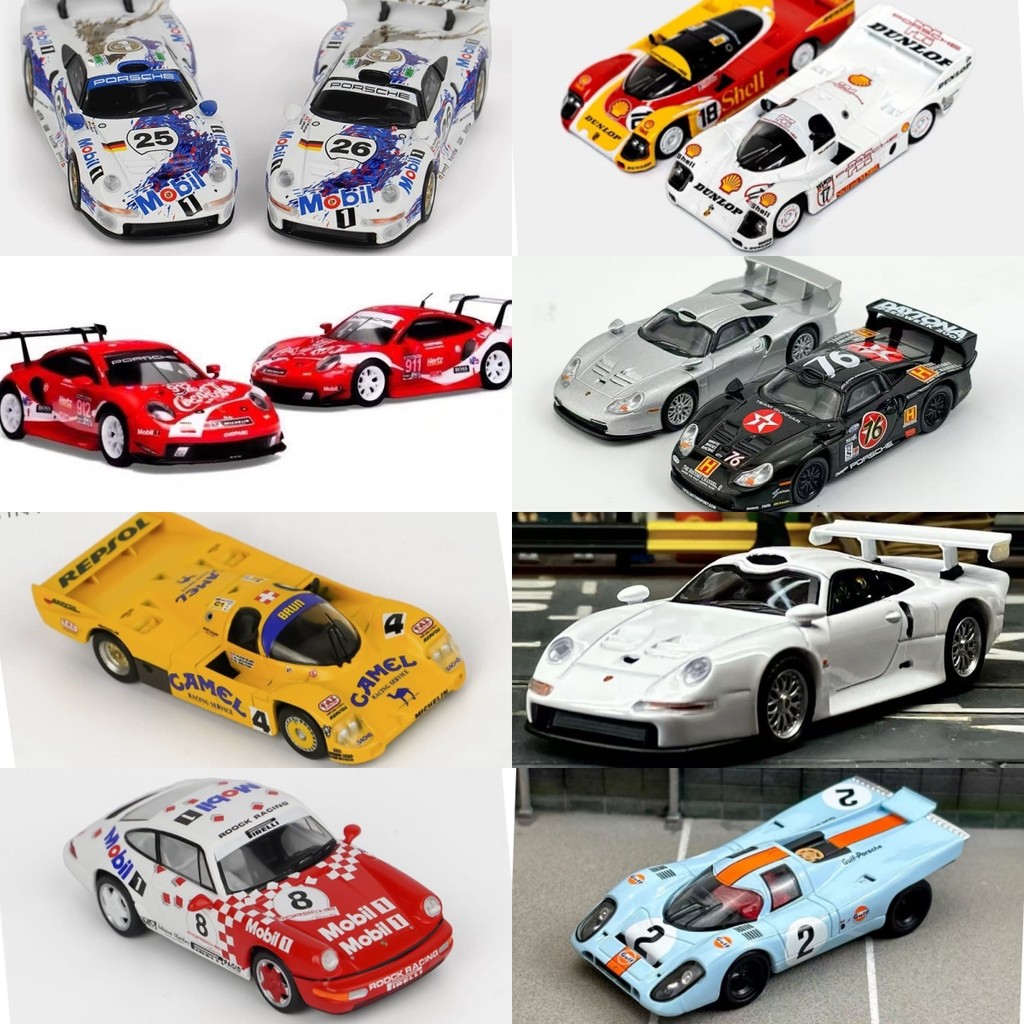 Sparky Porsche Collection 956 911 962 Bay Shell Racing Car Model Alloy ...